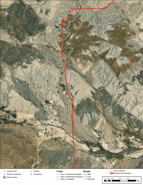 Big Bend National Park Recreation Map Sub Unit 150 Preview 1