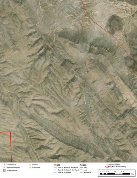 Big Bend National Park Recreation Map Sub Unit 156 Preview 1