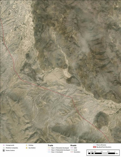 Big Bend National Park Recreation Map Sub Unit 161 Preview 1