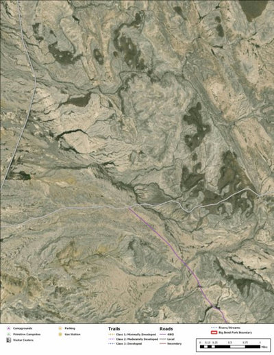 Big Bend National Park Recreation Map Sub Unit 151 Preview 1