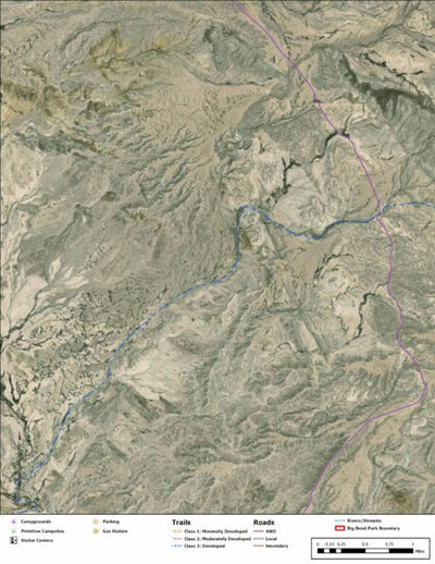 Big Bend National Park Recreation Map Sub Unit 136 Preview 1