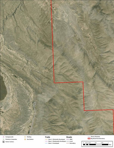 Big Bend National Park Recreation Map Sub Unit 154 Preview 1