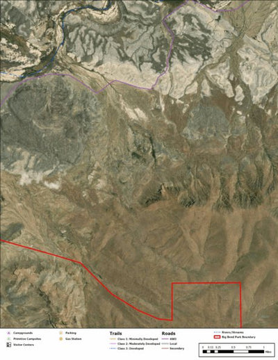 Big Bend National Park Recreation Map Sub Unit 149 Preview 1