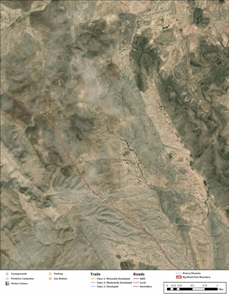 Big Bend National Park Recreation Map Sub Unit 162 Preview 1