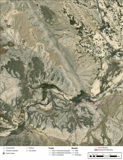 Big Bend National Park Recreation Map Sub Unit 157 Preview 1