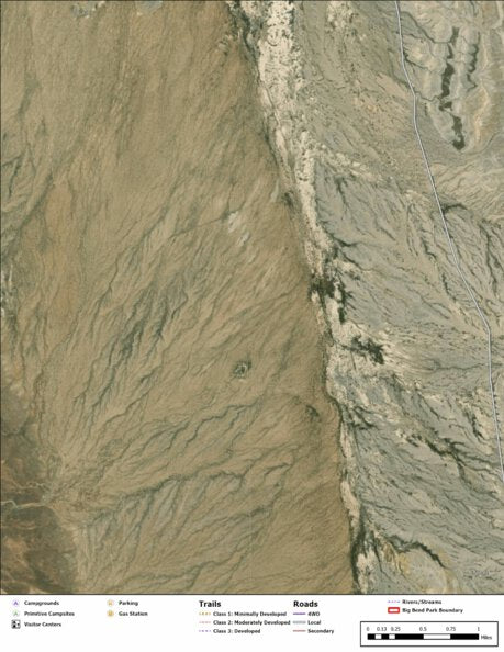 Big Bend National Park Recreation Map Sub Unit 159 Preview 1