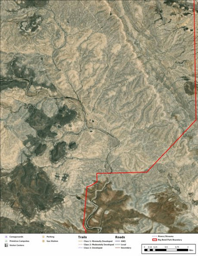 Big Bend National Park Recreation Map Sub Unit 164 Preview 1