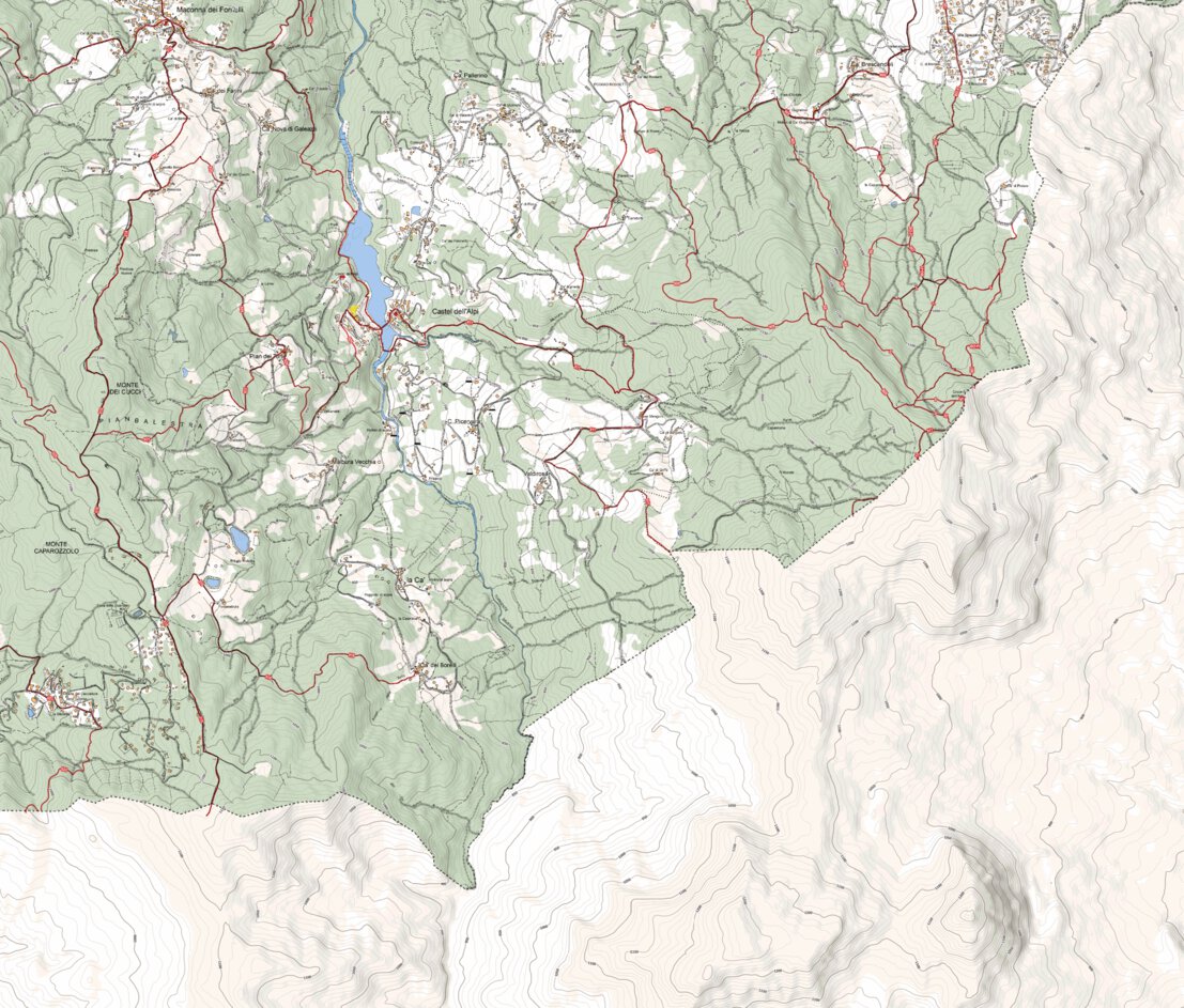Castel dell'Alpi 10K Map by Boreal Mapping | Avenza Maps