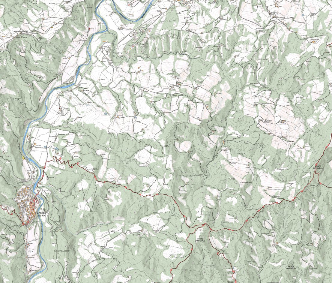 Castel del Rio 10K Map by Boreal Mapping | Avenza Maps