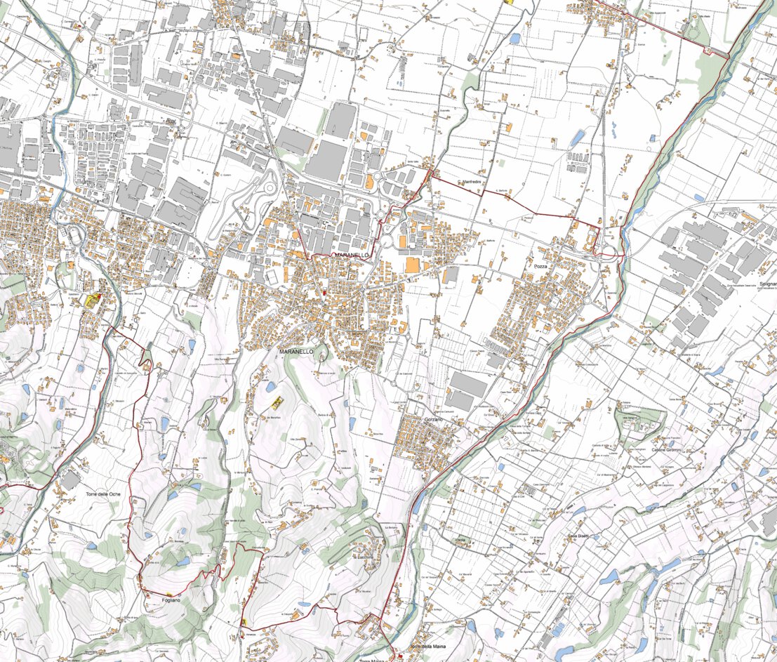 Maranello 10K Map by Boreal Mapping | Avenza Maps