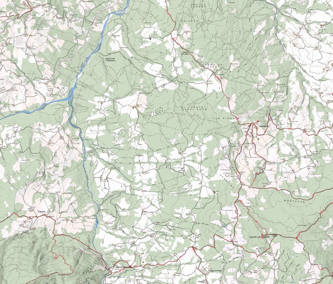 Monte Belvedere 10K Map by Boreal Mapping | Avenza Maps