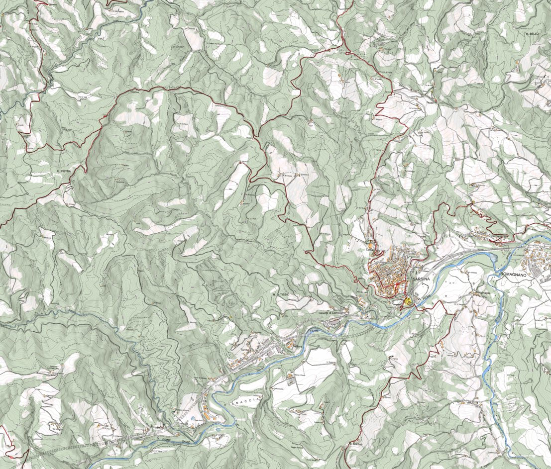 Sarsina 10K Map by Boreal Mapping | Avenza Maps