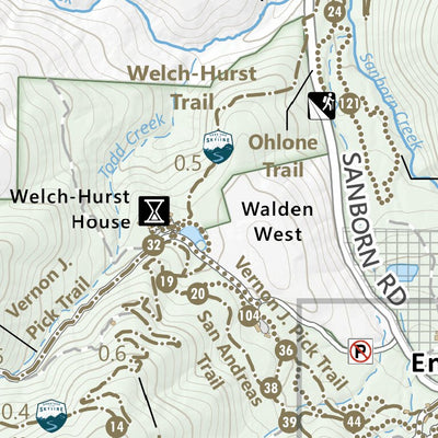 Sanborn County Park Guide Map Preview 3