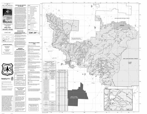 San Juan NF - Dolores Ranger District - MVUM Preview 1