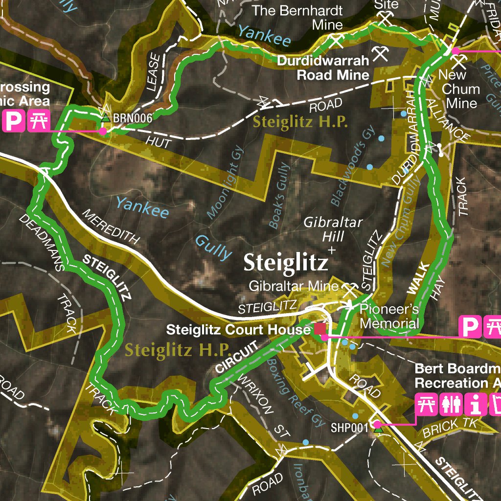Brisbane Ranges N.P. and Burchell Trail Ed 2 Map by CartDeco | Avenza Maps