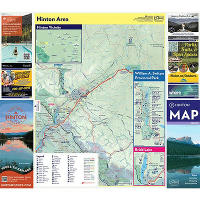 Hinton Townsite and Area Map 2024 Preview 1