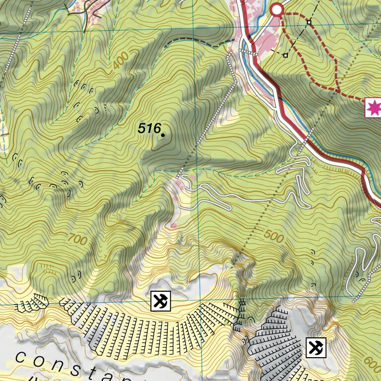 Buko-san 武甲山 Hiking Map (Kanto, Japan) 1:25,000 by Japanwilds