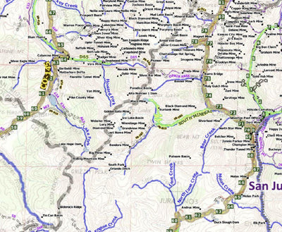 3 Map Offroad Exploration Package: OHV trails, public lands, & historical places Preview 3