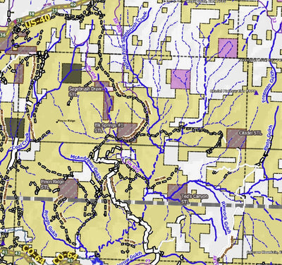 2 map bundle - Public Lands, Roads & Trails Map for Colorado (discounted), and Peaks-Passes-Parks Preview 3