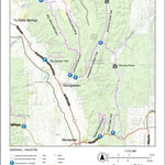 Montpelier/East Soda Springs Idaho Snowmobile Trail Map Preview 1