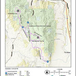 Pocatello Idaho – Mink Creek Snowmobile Map Preview 1