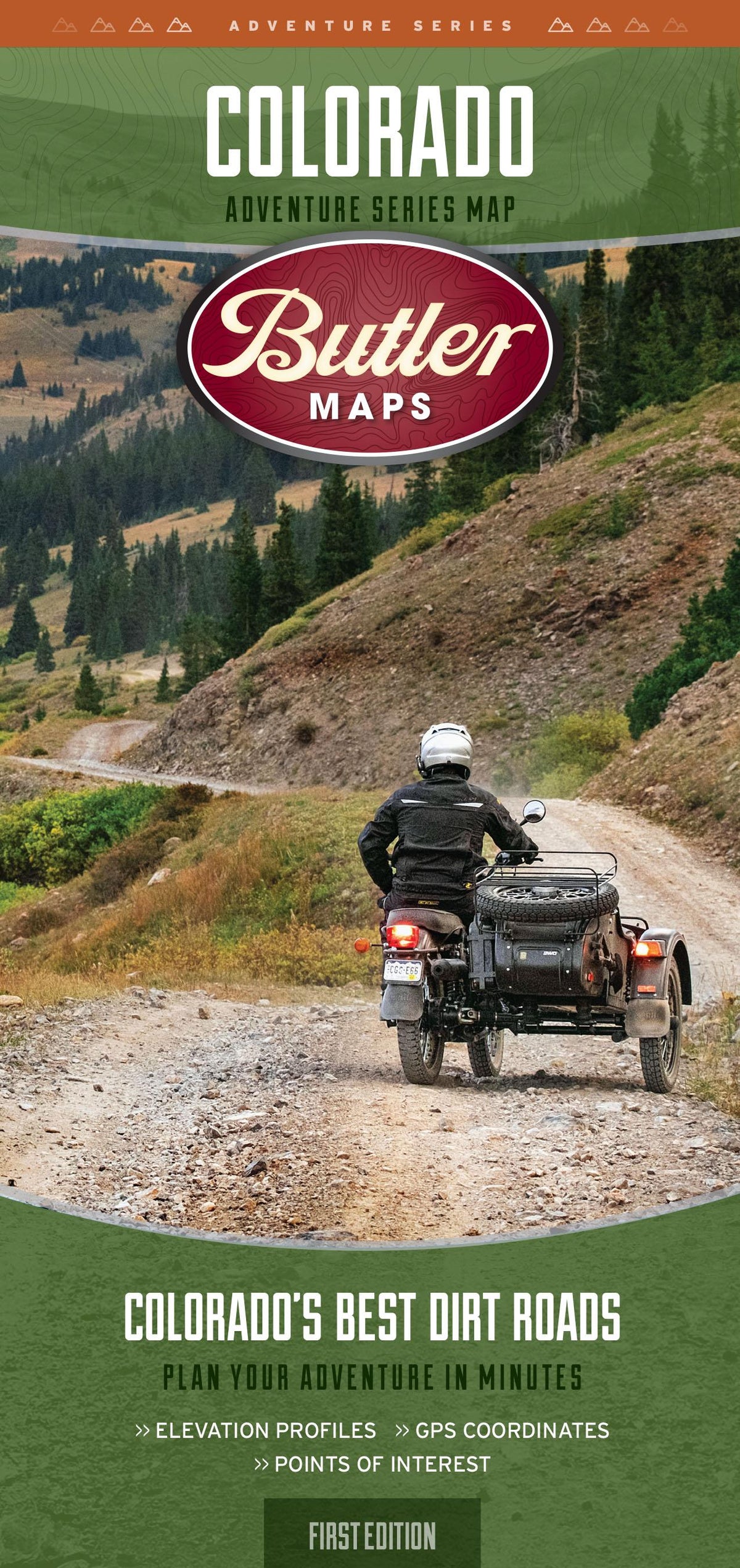 Colorado Adventure Series Map by Butler Maps | Avenza Maps