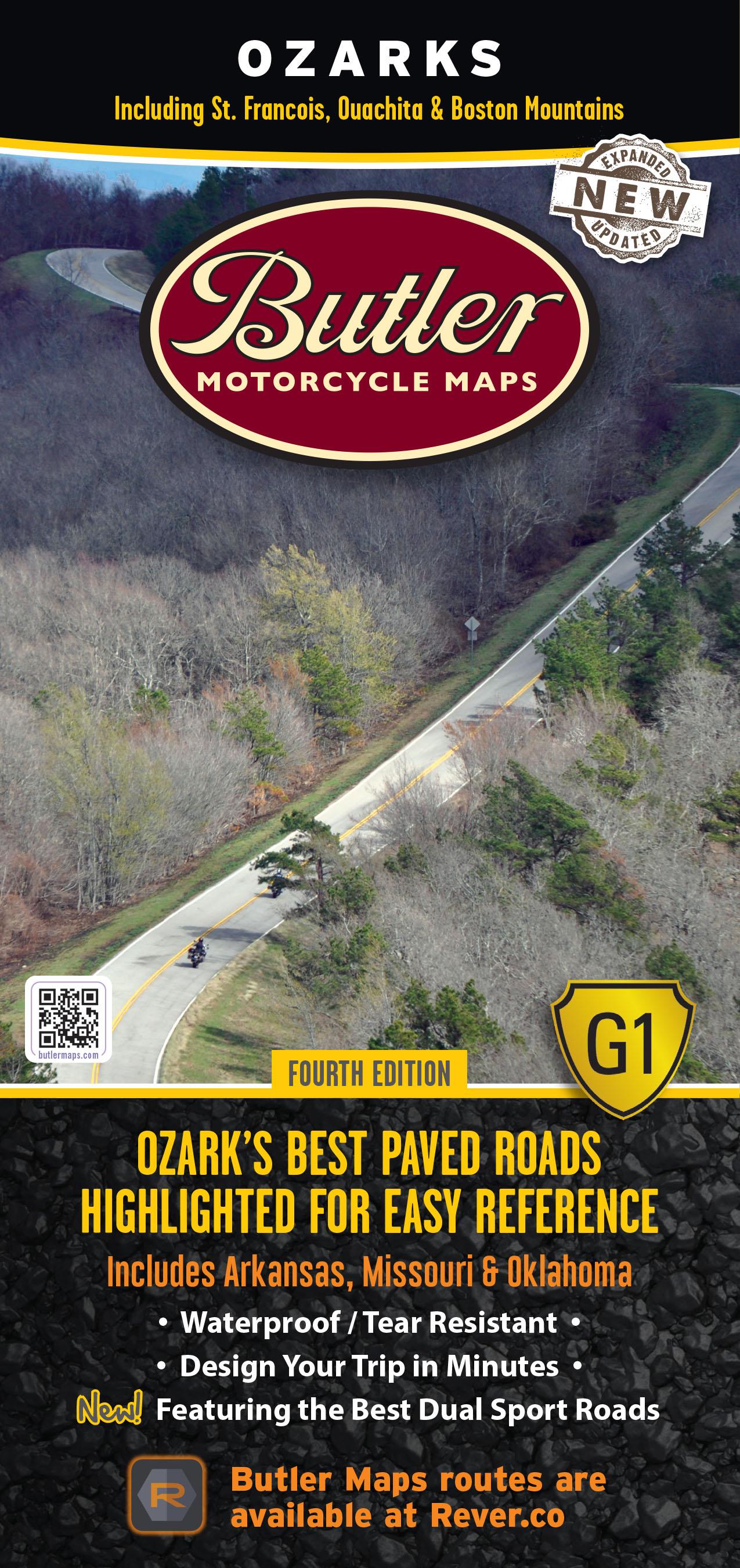 Ozarks G1 Series Map by Butler Maps | Avenza Maps