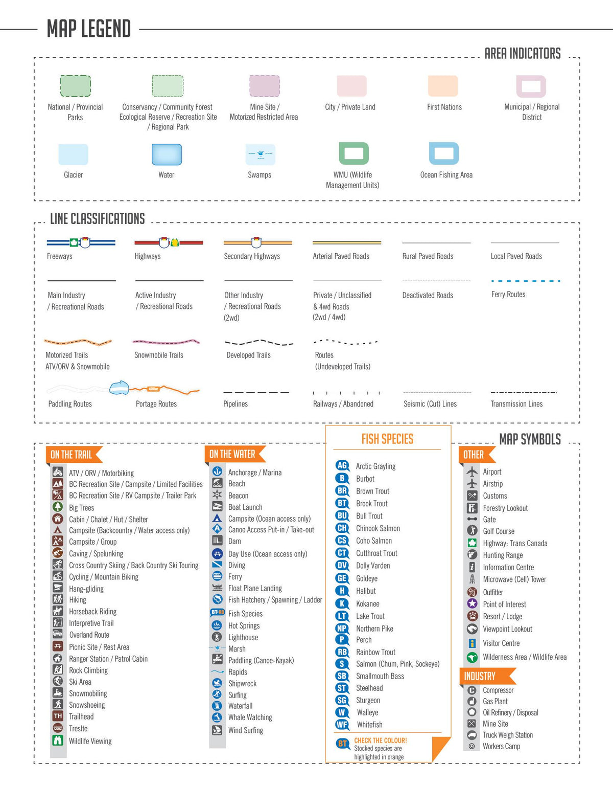 Backroad Mapbook Cariboo Chilcotin Coast British Columbia 7th edition ...