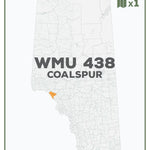 WMU 438 Coalspur – Alberta Hunting Topo Preview 1