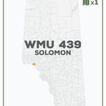 WMU 439 Solomon – Alberta Hunting Topo Preview 1