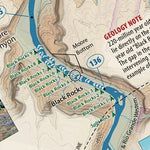 Ruby Horsethief River Map with Westwater - Belknap's Canyonlands River Guide Preview 2