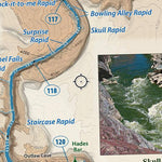 Ruby Horsethief River Map with Westwater - Belknap's Canyonlands River Guide Preview 3