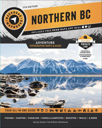 Backroad Mapbook Northern BC 7th edition (NOBC Map Bundle) Preview 1