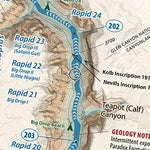 Canyonlands River Map - Belknap's Guides Preview 1