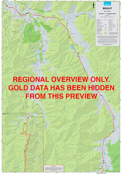Bright - Gold Prospecting Map Preview 1