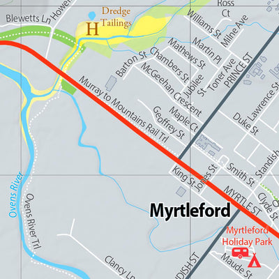 Myrtleford - Gold Prospecting Map Preview 2