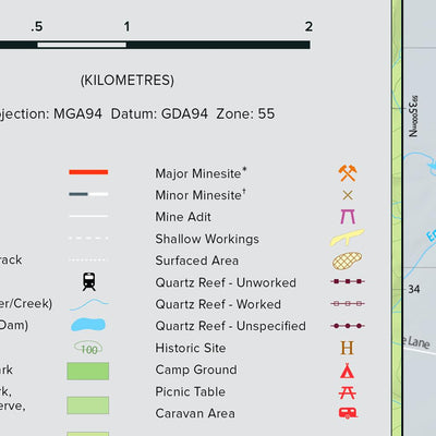 Buckland - Gold Prospecting Map Preview 2