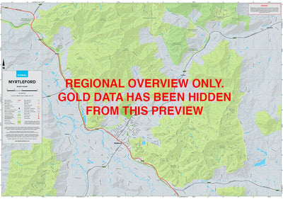 Myrtleford - Gold Prospecting Map Preview 1