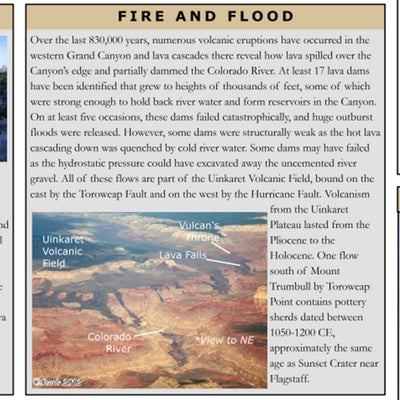 Geologic Trail Map of the Grand Canyon Reverse Side Preview 3