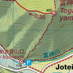 Togami-yama 富神山 Hiking Map (Tohoku, Japan) 1:10,000 Preview 3