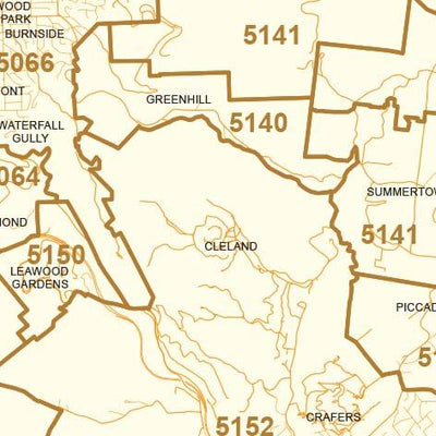 Adelaide Metro Postcode Map Preview 3