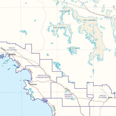 South Australia LGA Boundaries Map Preview 2