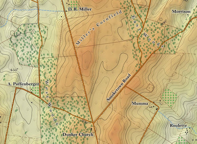 Antietam Battlefield Historic Basemap Preview 3
