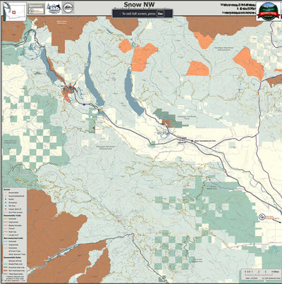 Snowmobile Trails: Central Washington, Crystal Springs to Greenwater, Kachess and Salmon La Sac Preview 1