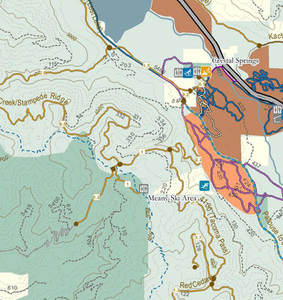 Snowmobile Trails: Central Washington, Crystal Springs to Greenwater, Kachess and Salmon La Sac Preview 2