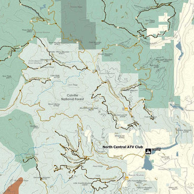 Snowmobile Trails: Methow Valley and Conconully area, Okanogan County, Washington Preview 2