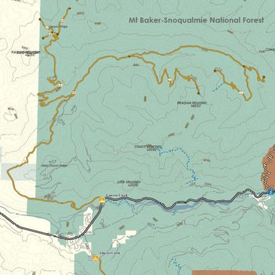 Snowmobile Trails: North West Washington Cascades/Mount Baker-Snoqualmie NF, Whatcom & Skagit County Preview 2