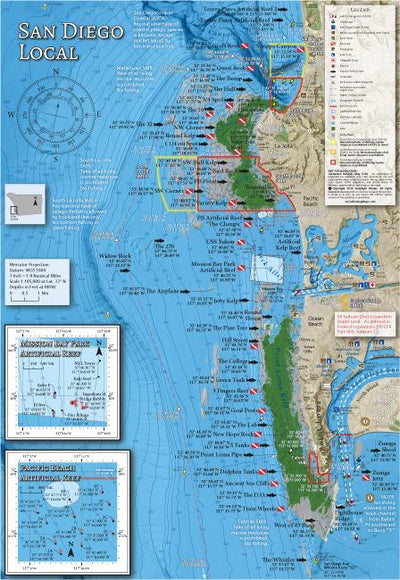 SoCal Fishing Maps - San Diego Local Bundle Preview 1