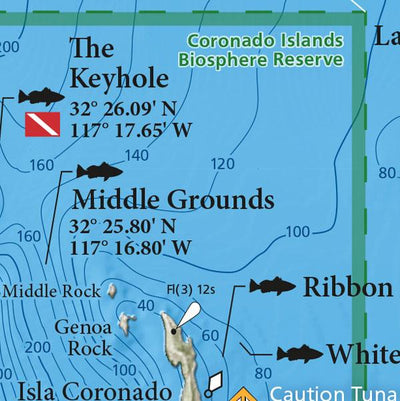 SoCal Fishing Maps - San Diego Borderlands Preview 3