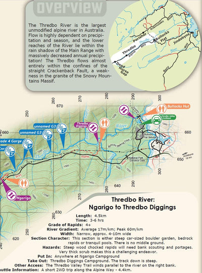Thredbo River - Whitewater Kayaking Maps Preview 3